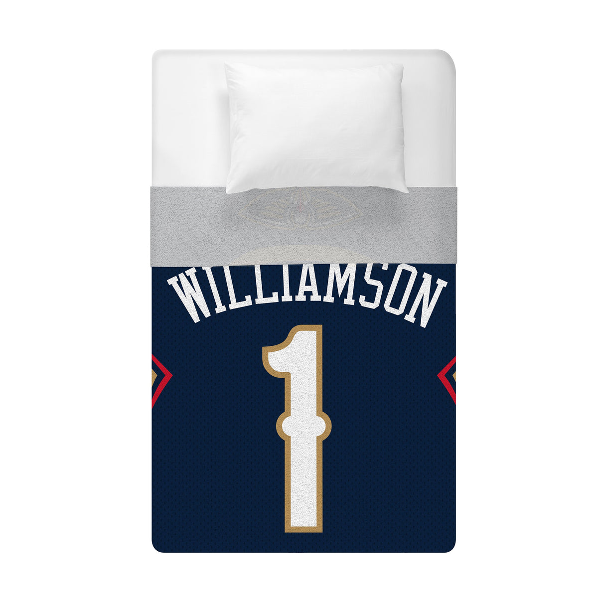 New Orleans Pelicans Zion Williamson Sleep Squad Blanket &amp; 10&quot; Bleacher Creature Bundle