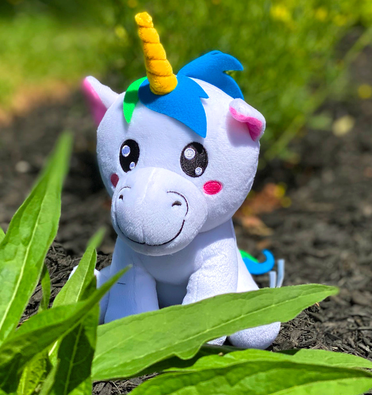 Unicorn 6&quot; Kuricha Plush