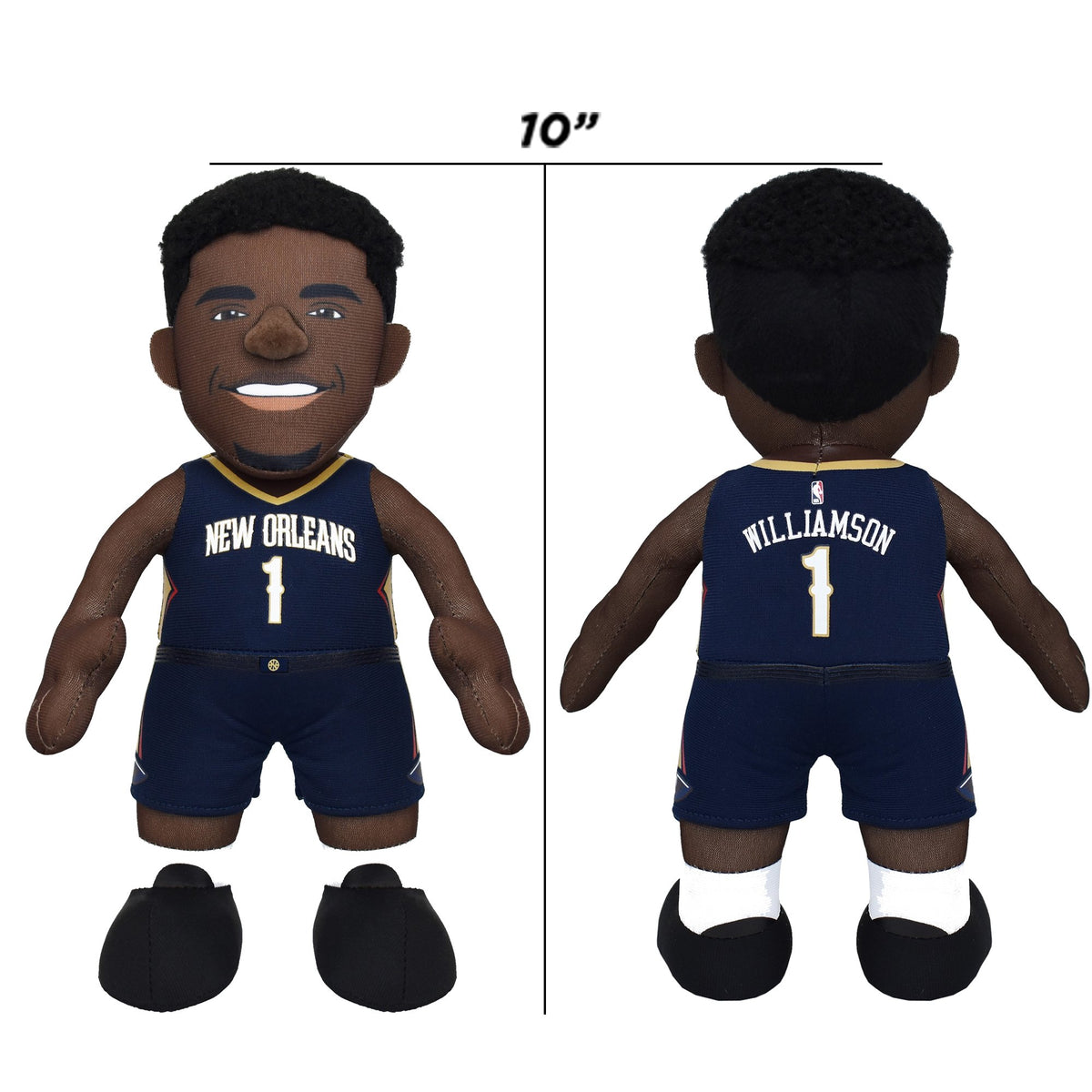 New Orleans Pelicans Zion Williamson Sleep Squad Blanket &amp; 10&quot; Bleacher Creature Bundle