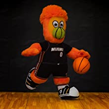 Miami Heat Burnie 10&quot; Mascot Plush Figure